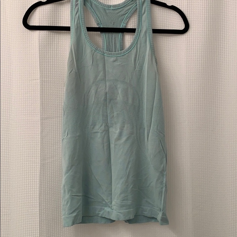 Lululemon aqua swiftly speed racerback tank